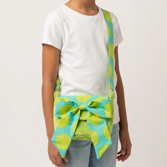 Lime Pop Bow Bag