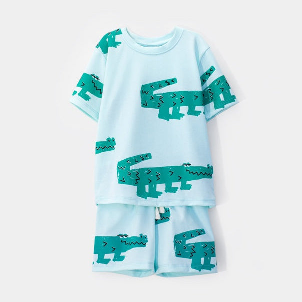 Short sleeve crocodile set