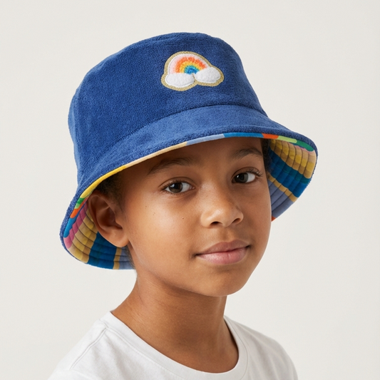 Rainbow Peek Bucket Hat