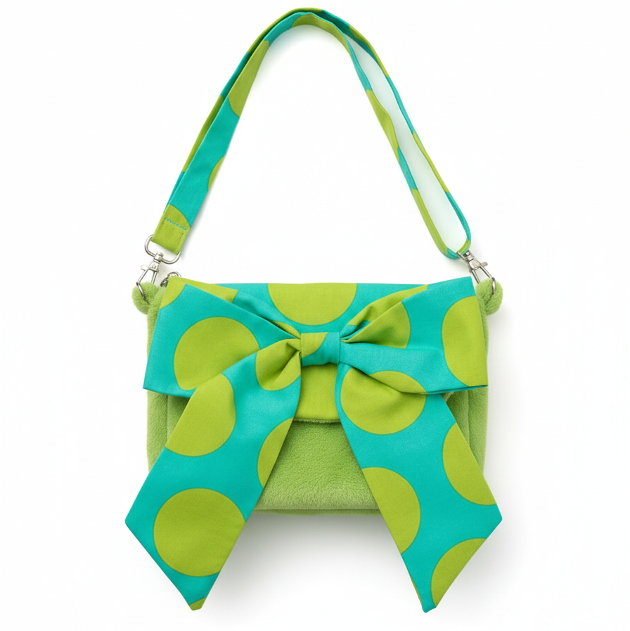 Lime Pop Bow Bag