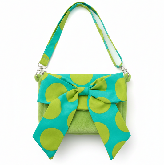 Lime Pop Bow Bag