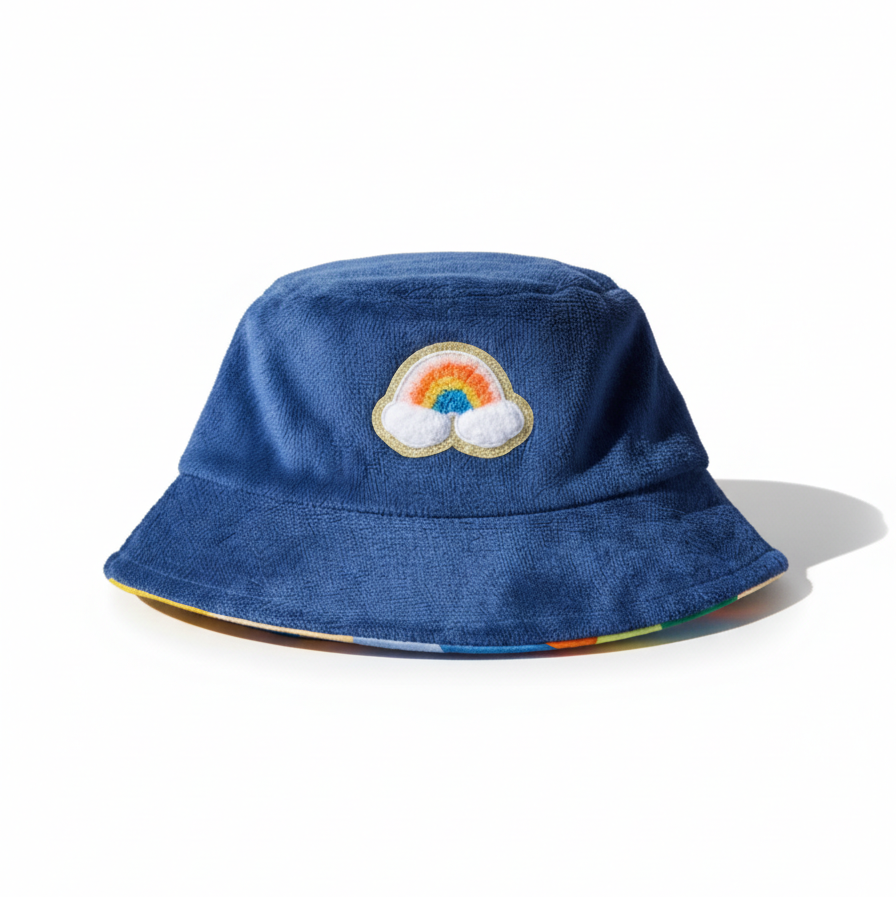 Rainbow Peek Bucket Hat